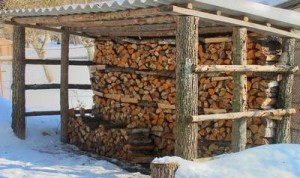 как хранить дрова